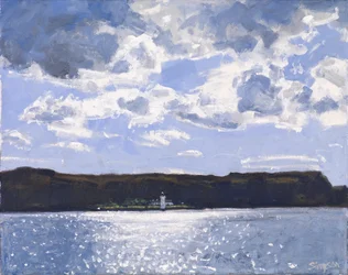 Vuurtoren, 2017 (olieverf op doek)