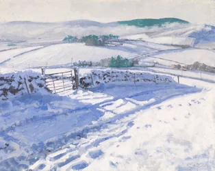 Sneeuw: Mist op de heuvels, 2016 (olieverf op doek)