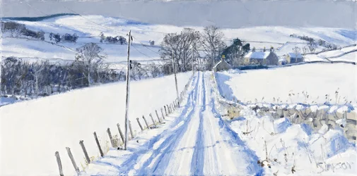 Sneeuw, Newhall, 2010 (olieverf op doek)