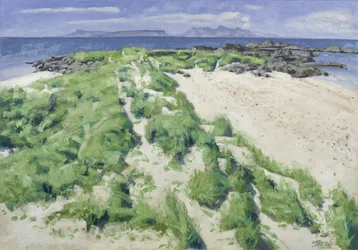 Twee stranden, 2016 (olieverf op doek)