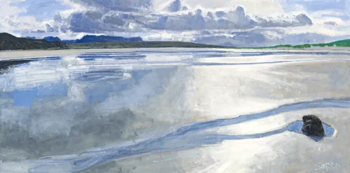 Wet Sands, Achnahaird, 2011 (olieverf op doek)