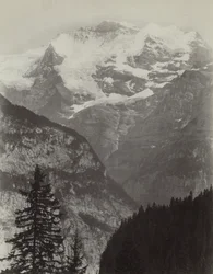 Jungfrau, uitzicht vanaf Mürren, Zwitserland, c. 1860s