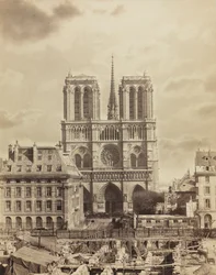 Notre Dame de Paris, begin 1860s