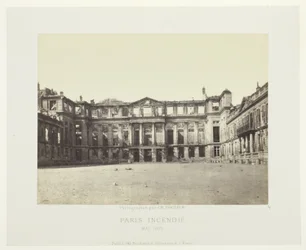 Parijs Brand (Gevel van het Palais de Saint-Cloud), uit de serie "Parijs in Brand"
