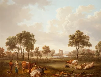 Landschap met Figuren, 1812