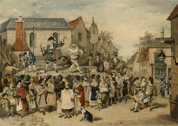 Een kermis in Woodstock, 1838