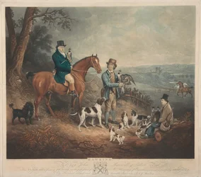 Malcolm Fleming van Barochan 1745-1811. Valkenjacht