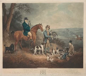 Malcolm Fleming van Barochan 1745-1811. Valkenjacht