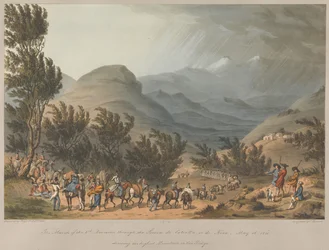 Nr. 8 De tocht van de 3e Divisie door de Sierra de Estiella of de Neve, 16 mei 1811
