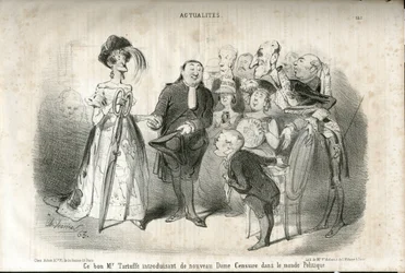 Illustratie door Charles Vernier in Le Charivari