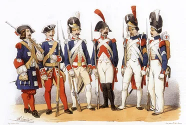 Uniformen in het Franse leger: Speciale Korpsen: 17-18-19e eeuw
