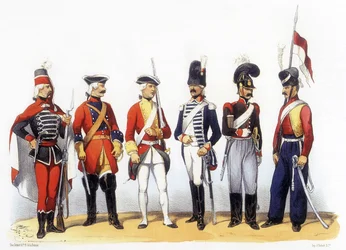 Uniformen van het Franse leger: Buitenlandse regimenten in Franse dienst