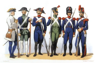Uniformen van het Franse leger: marine- en koloniale troepen