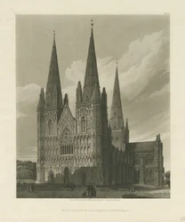 Lichfield Kathedraal - Westgevel