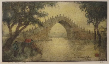 Brug in zomerpaleis, Peking