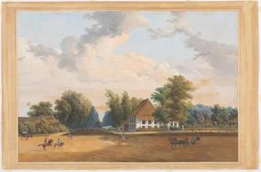Gezicht te Rijswijk Batavia