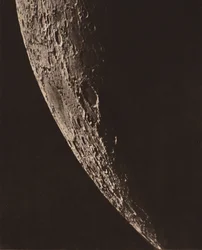 Fotografische kaart van de maan, 1909 (foto)