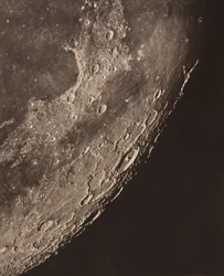 Fotografische kaart van de maan