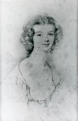 Portret van Ellen Nussey