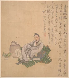 Figuren, bloemen en landschappen, een blad gedateerd 1627