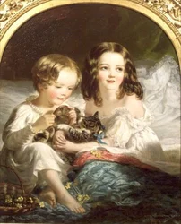 Portret van de Hon. Frederick en Jean Orde-Powlett