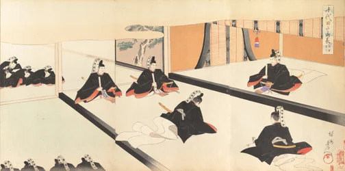 Chiyoda-kasteel album van mannen, 1897