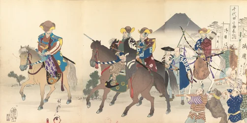 Chiyoda-kasteel album van mannen, 1897