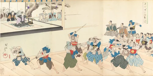 Chiyoda-kasteel album van mannen, 1897