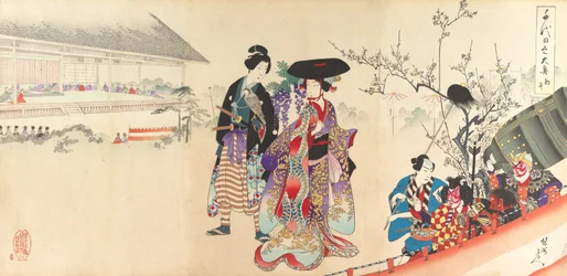 Chiyoda-kasteelalbum van vrouwen, 1895
