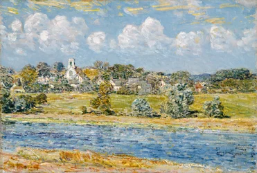 Landschap bij Newfields, New Hampshire