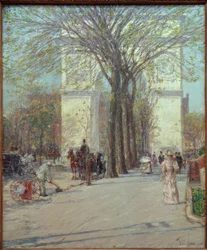 Washington Arch, Lente