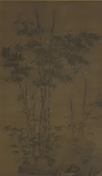 Bamboe en mussen, Yuan- of Ming-dynastie, laat 14e eeuw
