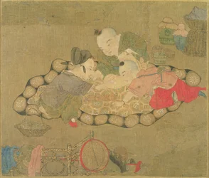 Spelende kinderen, Ming-dynastie, 1500
