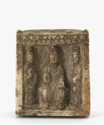 Vierzijdige Miniatuur Stele, mogelijk Westelijke Wei dynastie, c.550