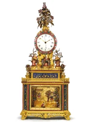 Keizerlijke slag-, muziek- en automaatklok "Daoïstische Onsterfelijke", Guangzhou werkplaatsen, Qianlong periode, 1736-95
