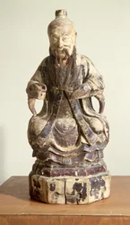 Lao-Tzu met de kroon van een Meester