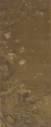 Fazanten en met Sneeuw bedekte Pruimenbloesems, Ming of Qing dynastie, 15e-18e eeuw
