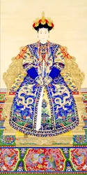 Keizerin Jing Xian (ca. 1681-1731), 1e gemalin van keizer Yongzheng (1678-1735)