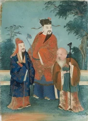 Drie Mannelijke Figuren