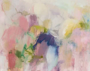 Abstracte compositie, serie organische vormen, 2019