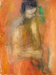 Alex, abstract leven schilderij, 2021