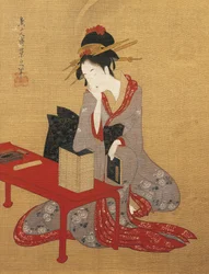 Dromerige Oiran (hooggeplaatste prostituee)