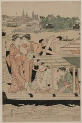 Boottocht op de Sumida Rivier