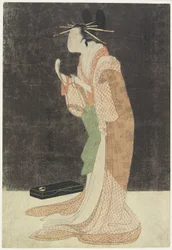 Misayama van Cho_jiya Huis Gaat Naar Bed, c. 1796-1797
