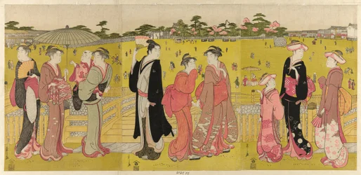 Wandelen bij Mihashi in Ueno