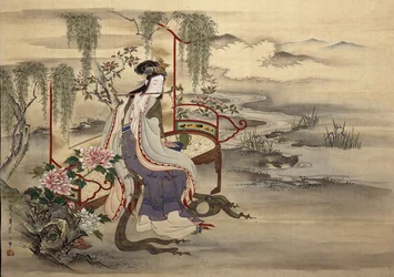 De Chinese schoonheid Yang Guifei, ca 1810-1815