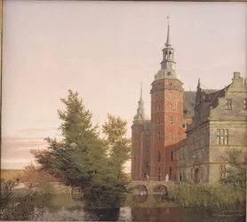 Kasteel Frederiksborg gezien vanuit het noordwesten