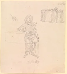 Skovshoved vrouw, zittend