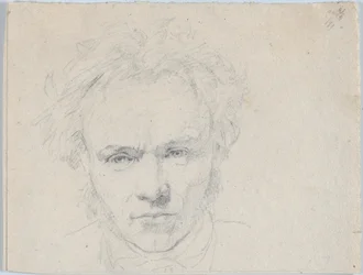 Portret van de beeldhouwer Hermann Ernst Freund