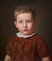 Johan Jacob Krohn, de neef van de kunstenaar, als kind